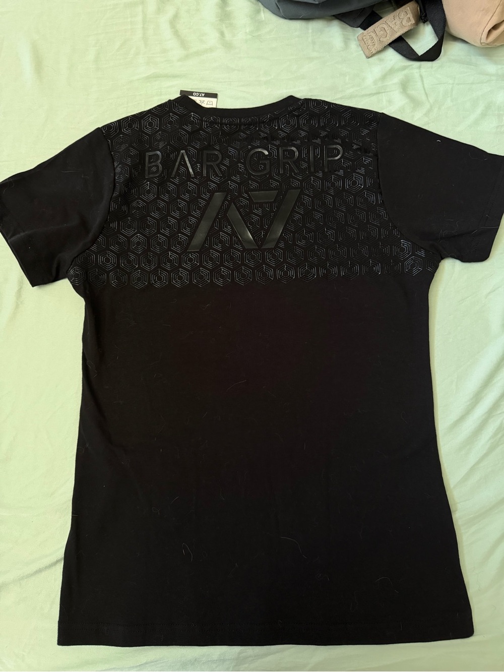 Black A7  'BARGRIP' T-Shirt